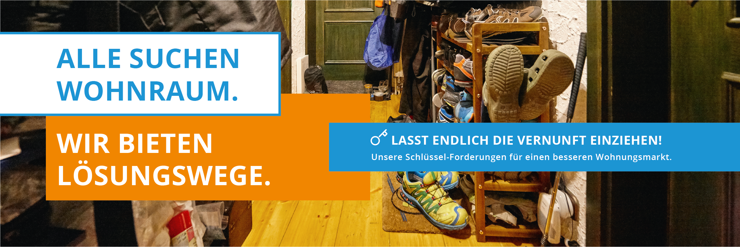 Alle suchen Wohnraum. Wir bieten Lösungswege.