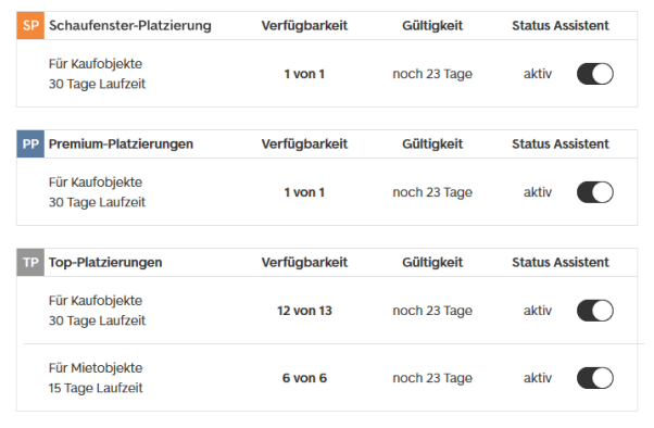 Platzierungs-Assistent
