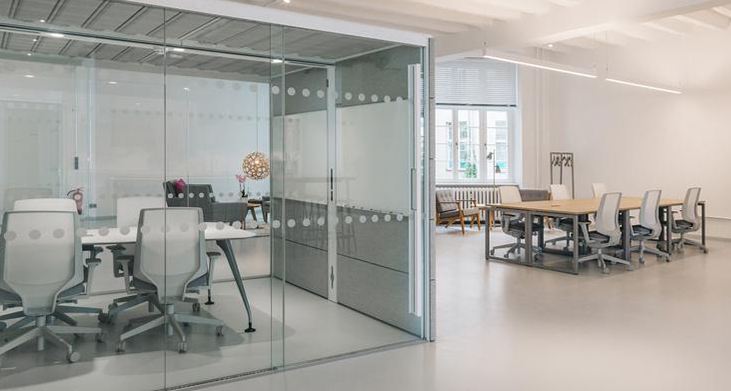 Ein Workspace mit flexiblem Raumkonzept