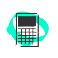 Taschenrechner Illustration