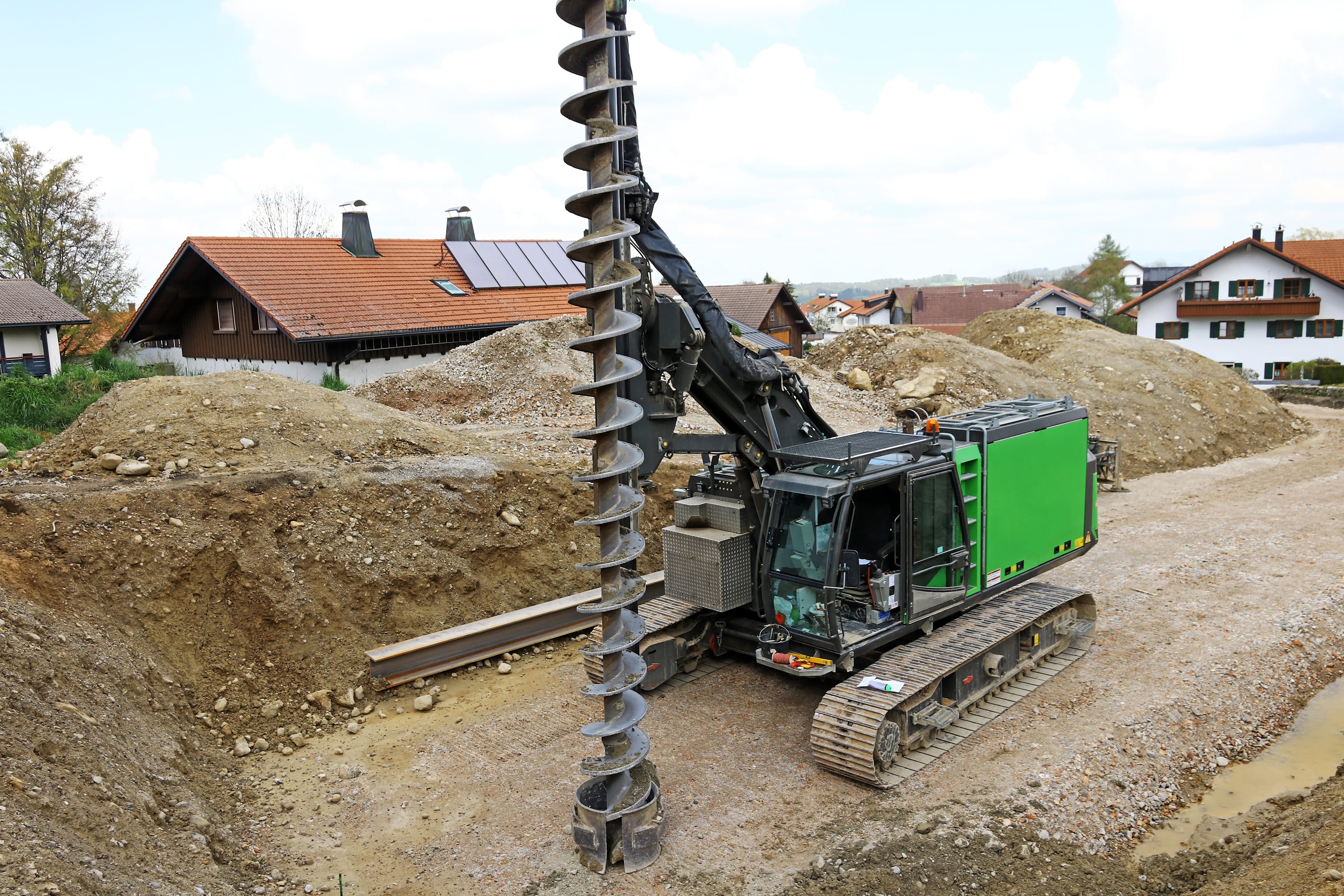 Installation Grundwasser Wärmepumpe