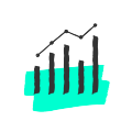 Balkendiagramm Nachfrage Illustration