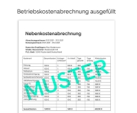 Betriebskostenabrechnung: Infos & Muster für Vermieter und Mieter